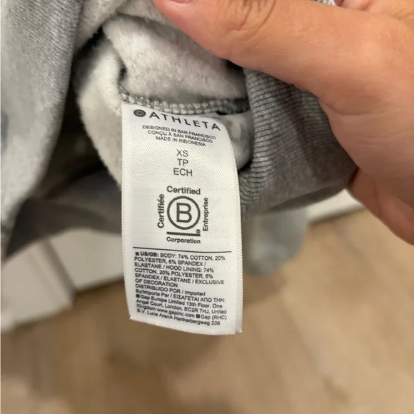 Athleta Forever Fleece Cropped Full Zip-SOO COMFY - Picture 5 of 8